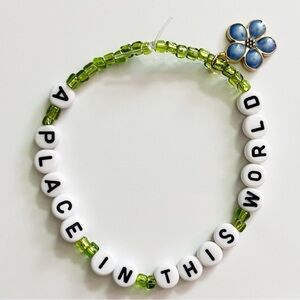 Taylor Swift Eras Tour Friendship Bracelet A Place In This World Debut w/ Charm
